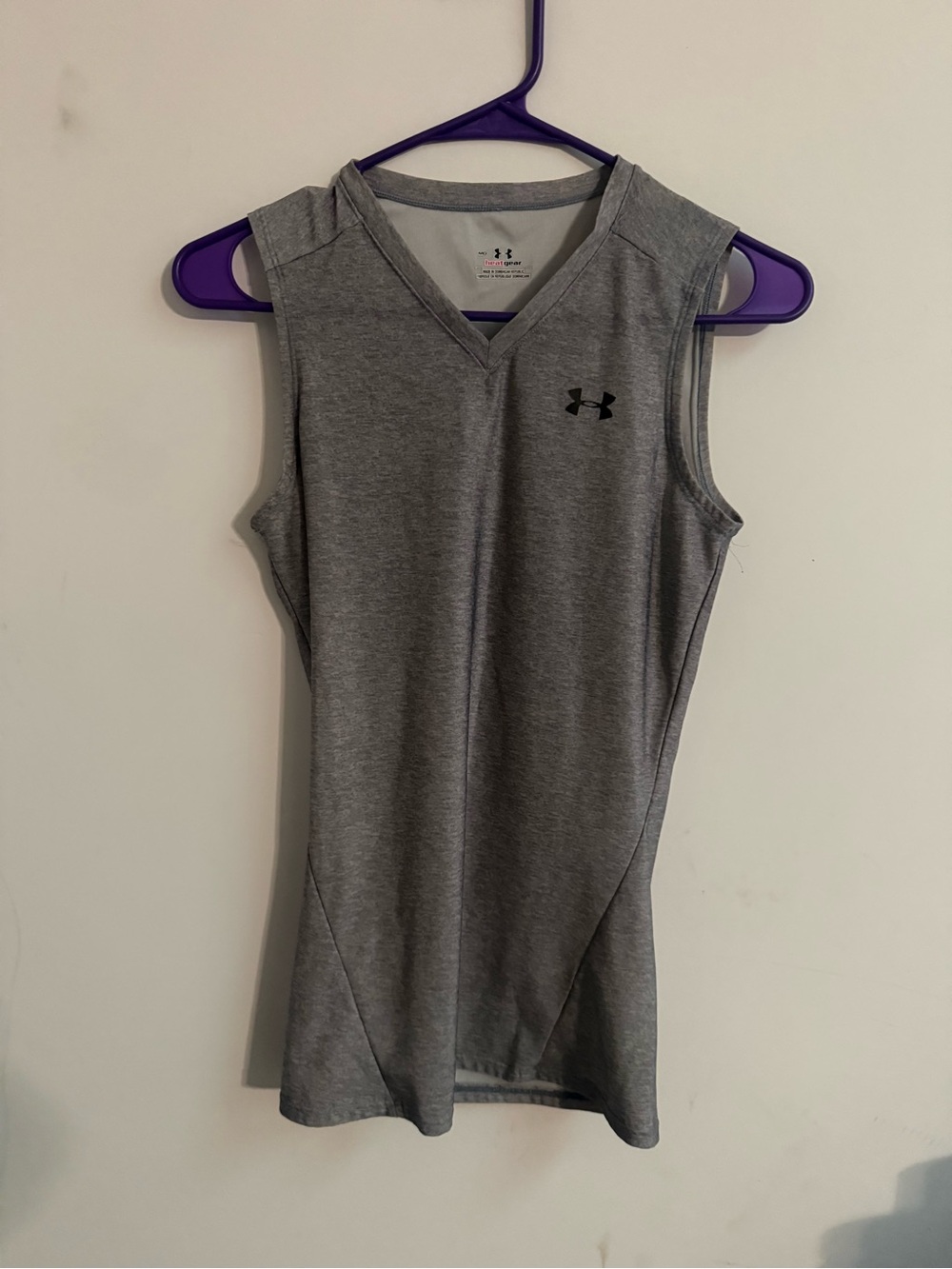 Under Armour Women's Gray Performance V-Neck Tank